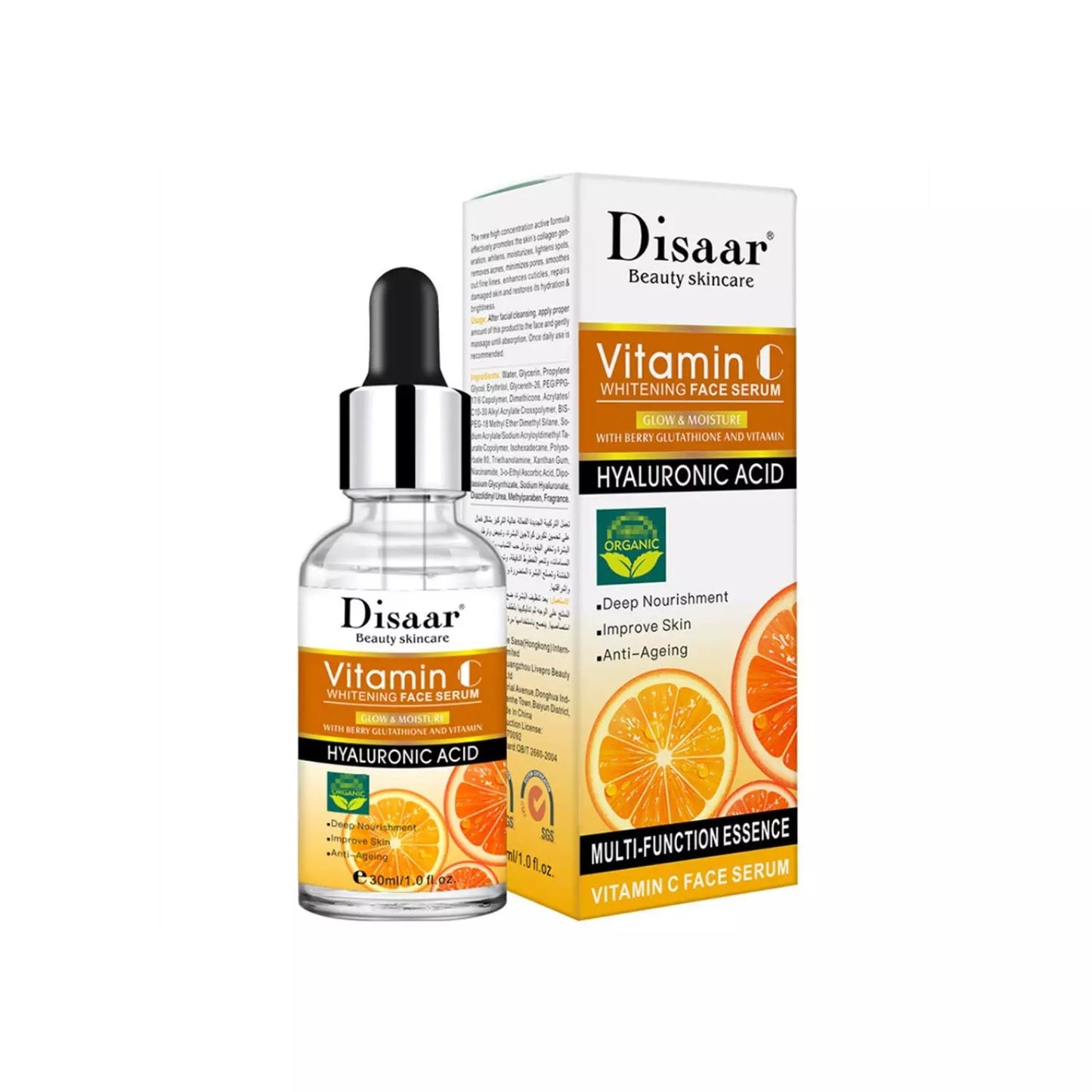 HealthySkin™  Serum Vitamina C Ácido Hialuronico